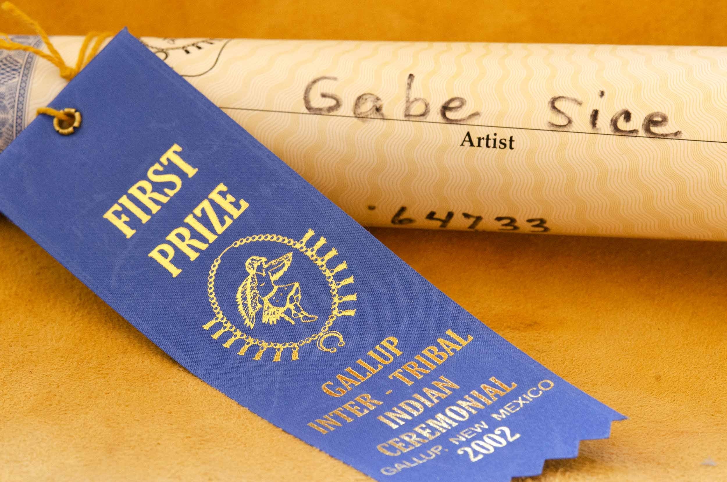 Gabe Sice, Zuni, Antelope Parrot Fetish Carving